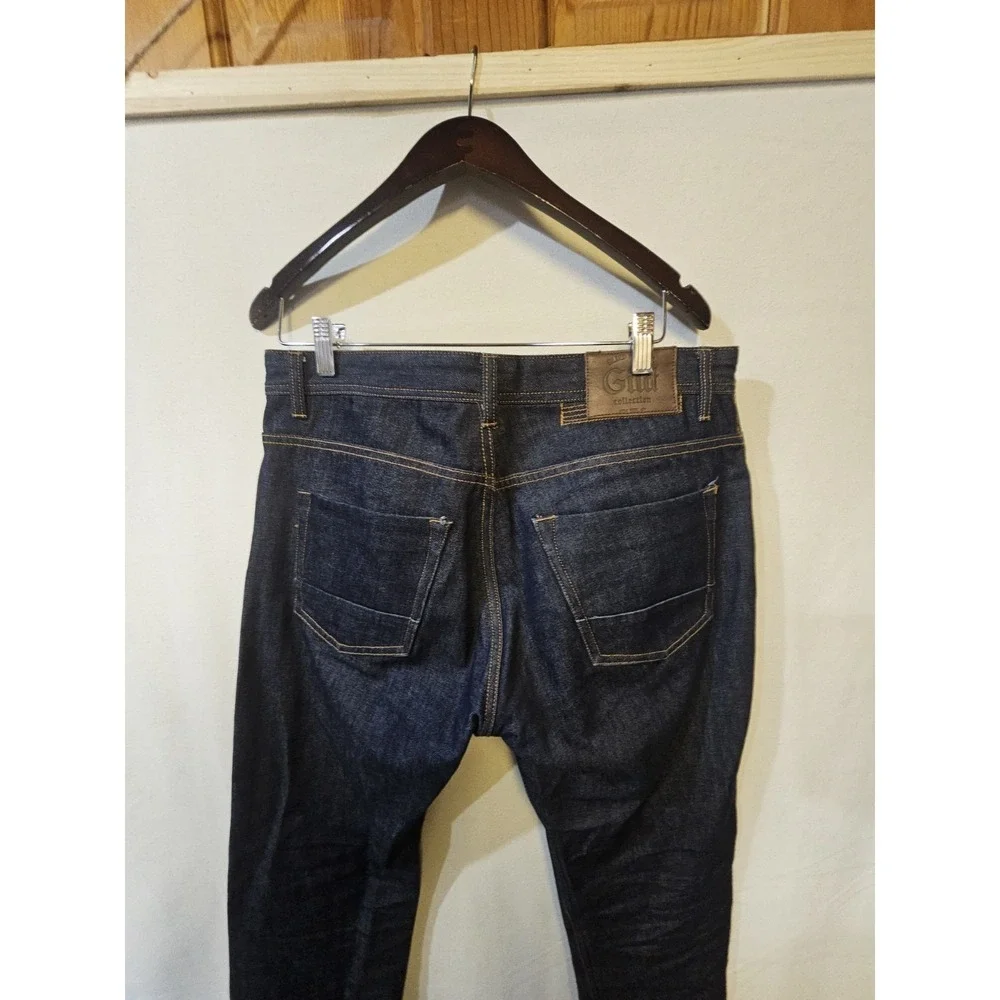 Gilded‎ Age & Co Gild Collection Clean Edge Indigo Jeans Men 32x34
